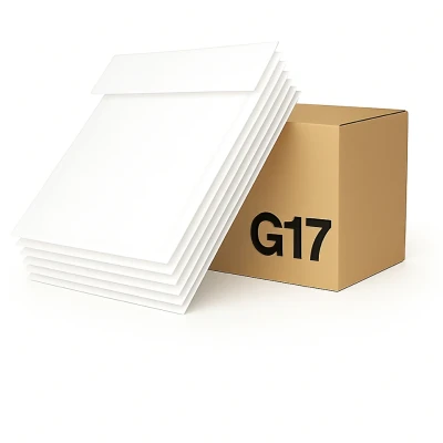 Koperty Bąbelkowe Białe G17 G 17 17G 100 szt.webp