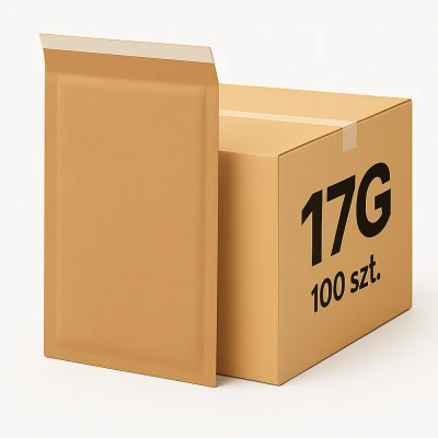 Koperty Bąbelkowe Brązowe G17 G 17 17G 100 szt.webp