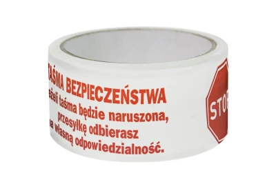 Taśmy pakowe, Taśma Bezpieczeństwa Magazynowa.webp